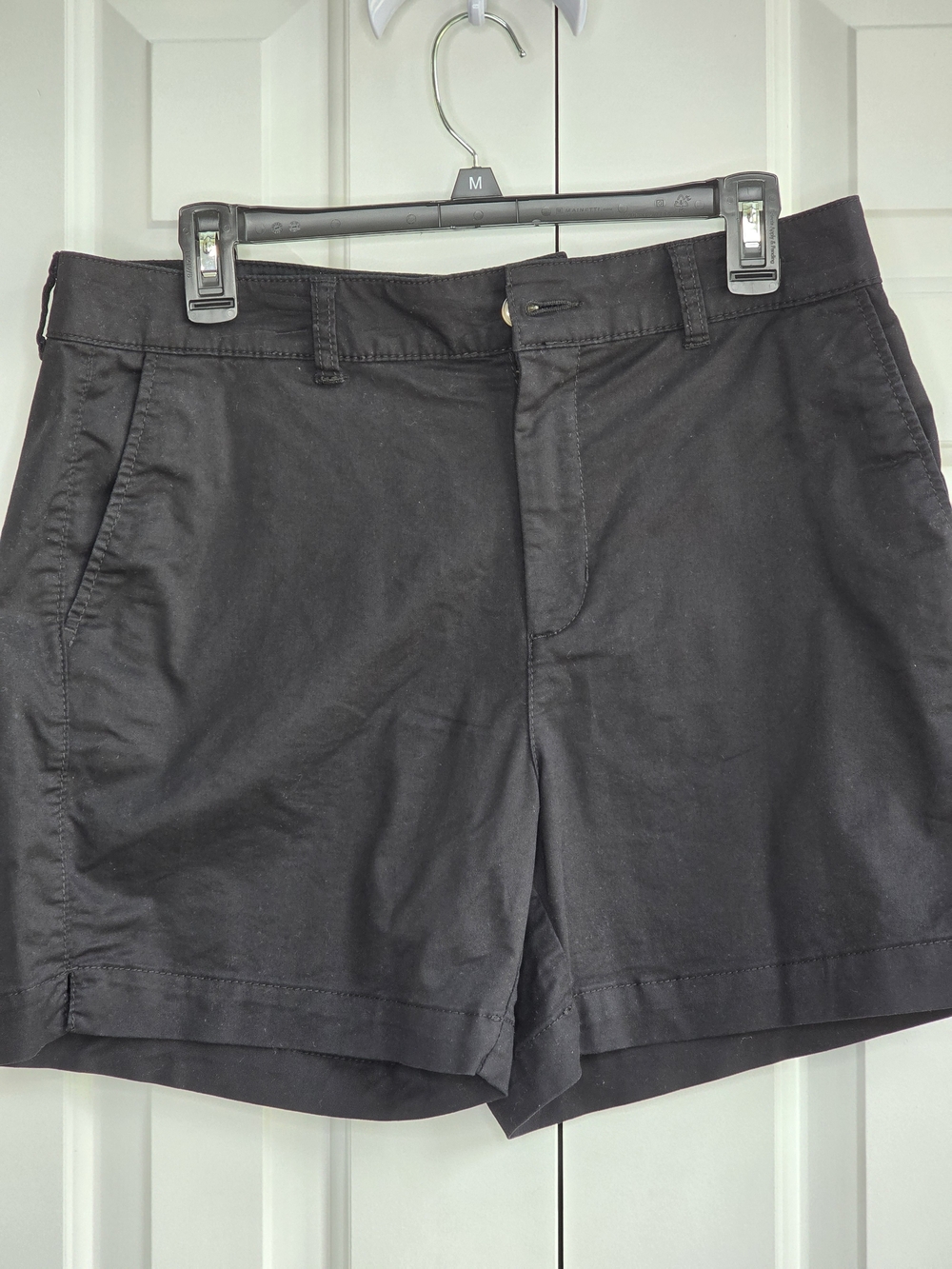 Women's Classic Old Navy Black Cotton Shorts